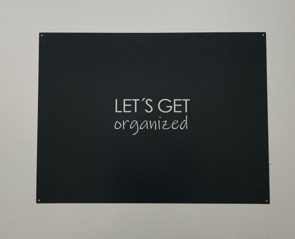 Magnetwand "Let´s get organized"